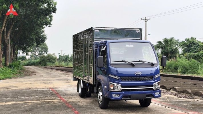 Xe tải veam s80 thùng kín
