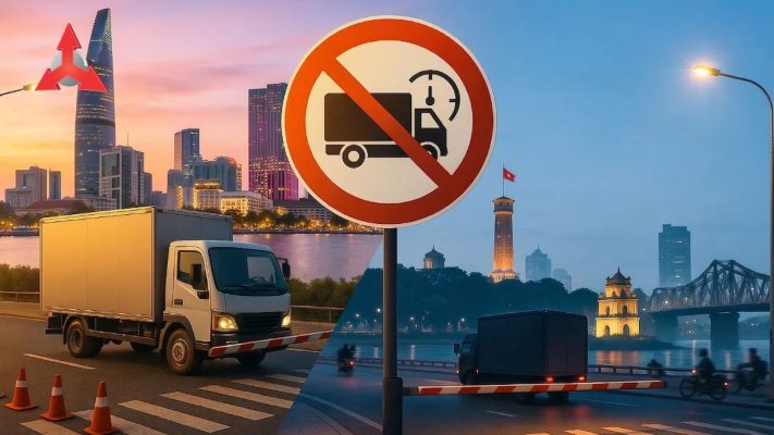 cấm xe tải vào thành phố