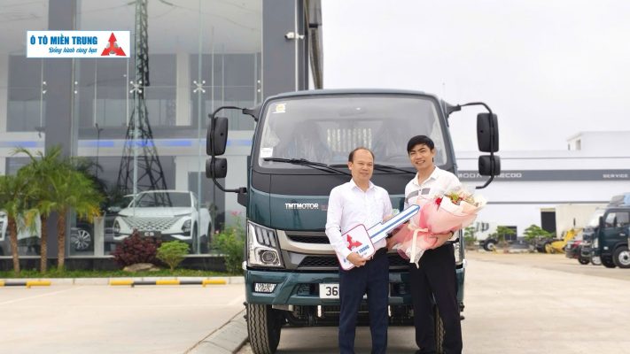Bàn giao xe ben TMT Forland 3,5 tấn tại Thanh Hóa