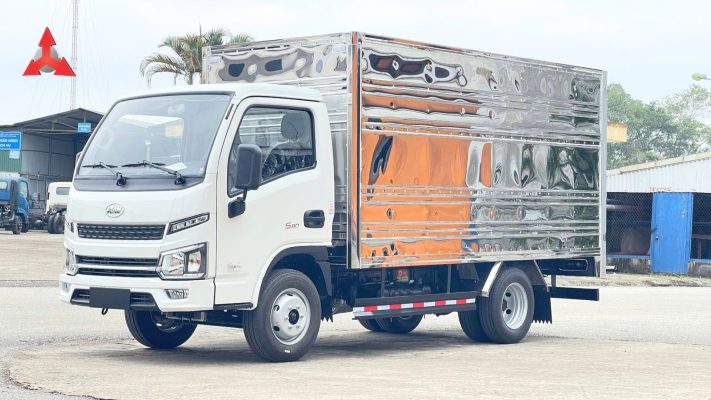Ngoại Thất Xe Tải Nhẹ Veam S80 Thùng Kín - Màu Trắng