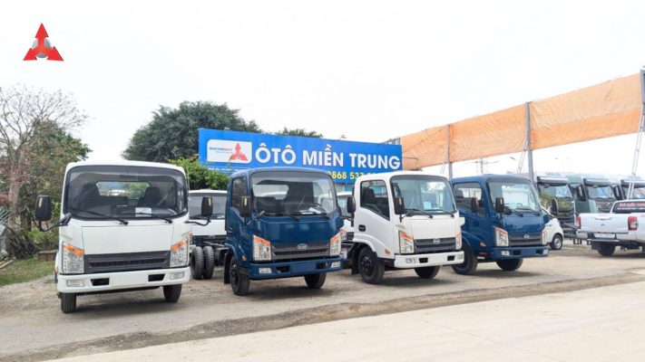 Xe tải Veam tại Siêu thị xe tải đợi đóng thùng