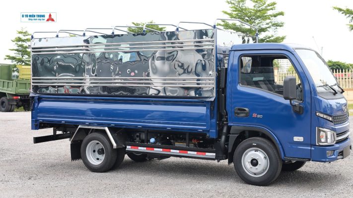 Veam S80 thùng mui bạt màu xanh nước biển