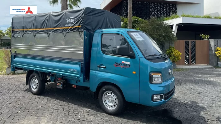 Xe Tải Nhẹ Veam T25 Trang Bị Thùng Mui Bạt